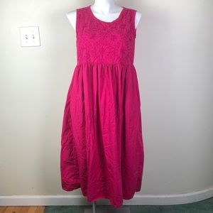 Vintage Bryn Connelly Embroidered Jumper Dress